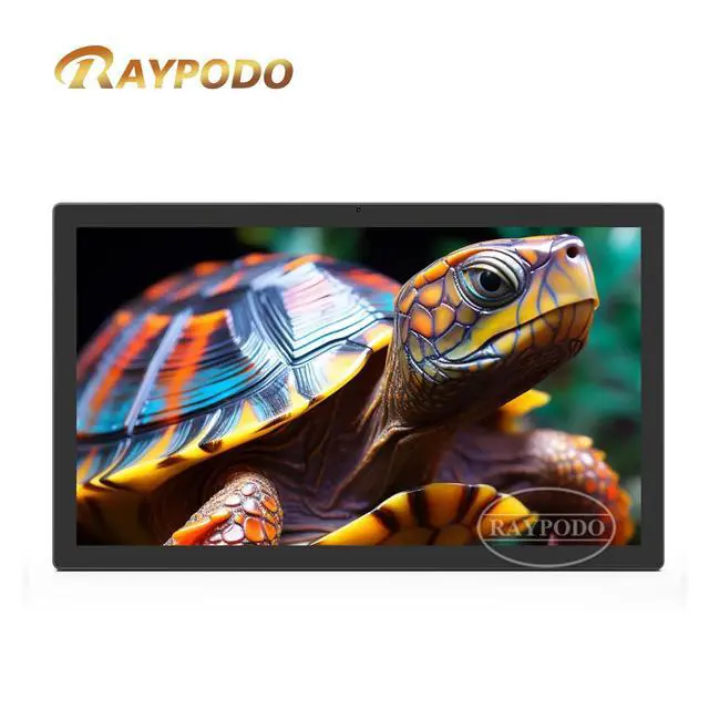 Alt view image 5 of 5 - Raypodo 21.5-inch RK3566 Black 2GB+16GB | All in One PC | Poe Tablet | Tablet with HD-MI Output | 24/7 Operation | Touchscreen | Digital Kiosks (not include a battery, Not Consumer Tablet)