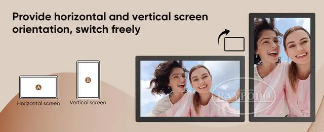 Alt view image 6 of 7 - Raypodo 21.5-Inch RK3568 2GB+32GB Android 11 Black All in One PC Poe Tablet Touchscreen for 24/7 Digital Kiosks (not include a battery, Not Consumer Tablet)