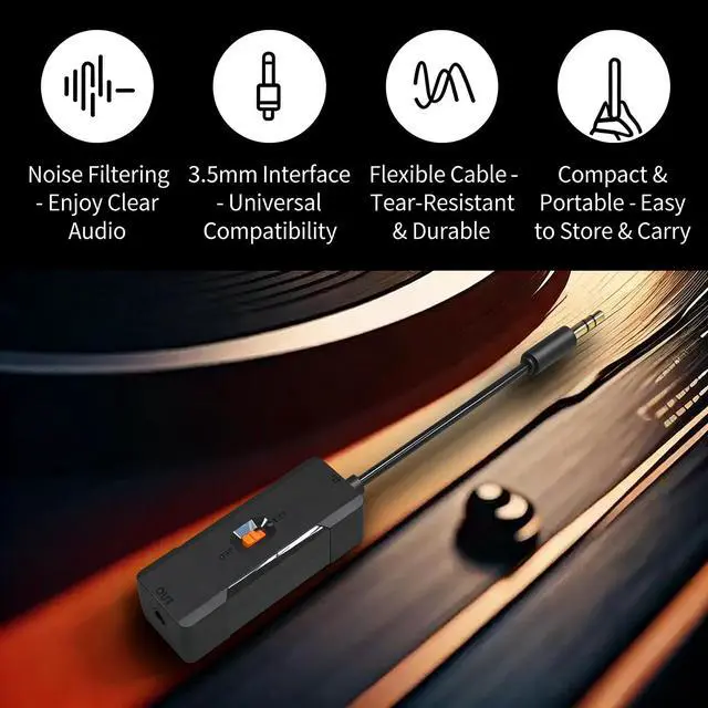 Alt view image 4 of 6 - Aomoproing 3.5mm Audio Isolator, Noise Eliminator for PC/Amplifier/Car Audio - Eliminates Current Hum & Headphone Static, Ground Loop Isolator for Clear Sound