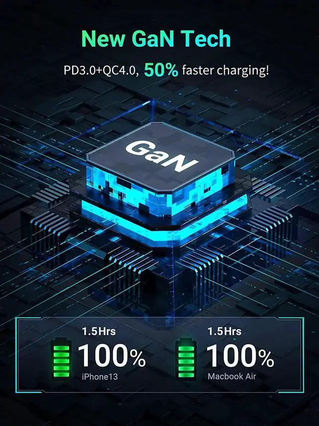 Alt view image 5 of 7 - Aomoproing 2 Port 1x2 Powered HDMI Mini Splitter, Supports 1080P & 3D for Dual Monitor Display