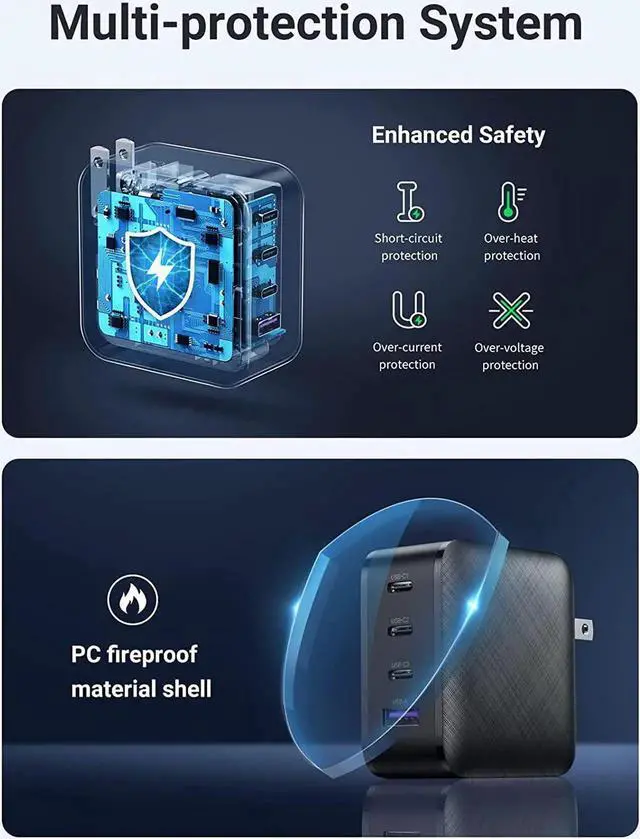 Alt view image 2 of 7 - Aomoproing 2 Port 1x2 Powered HDMI Mini Splitter, Supports 1080P & 3D for Dual Monitor Display