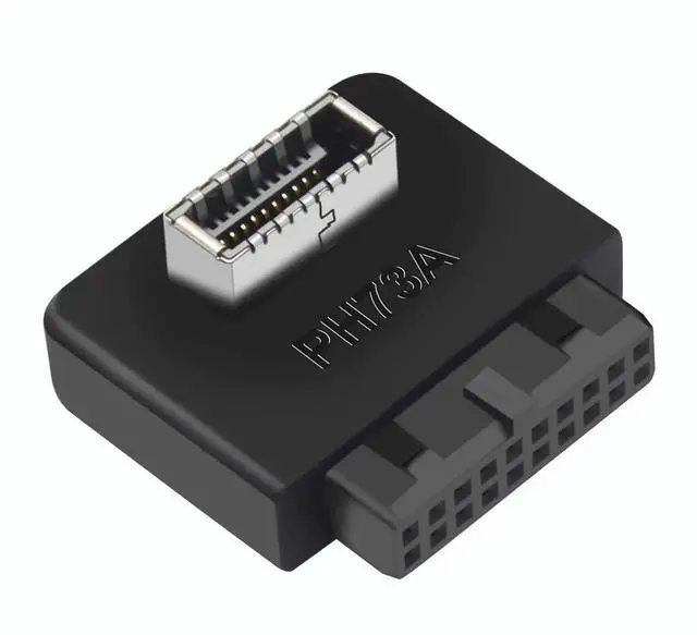 Main image of Aomoproing USB 3.2 Gen 1 to USB 3.2 Gen 2 Header Adapter, USB 3.1 Type-E Key-A to USB 3.0 20 Pin Header Converter for Type C Motherboard (Standard Type)