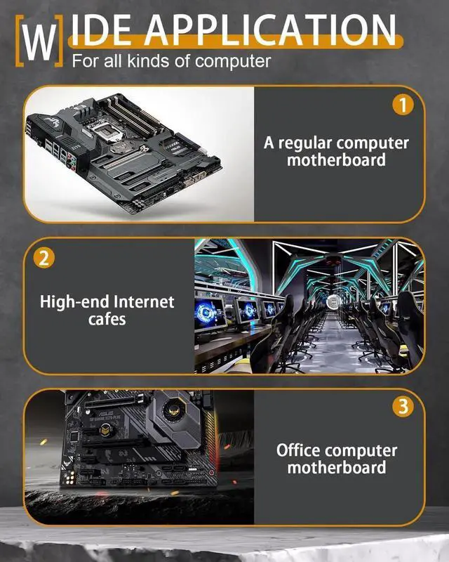 Alt view image 4 of 7 - Aomoproing 9 Pin USB 2.0 Header Splitter, Motherboard to Dual 9 Pin Extension Cable, PC Internal USB Hub (Pack of 2)