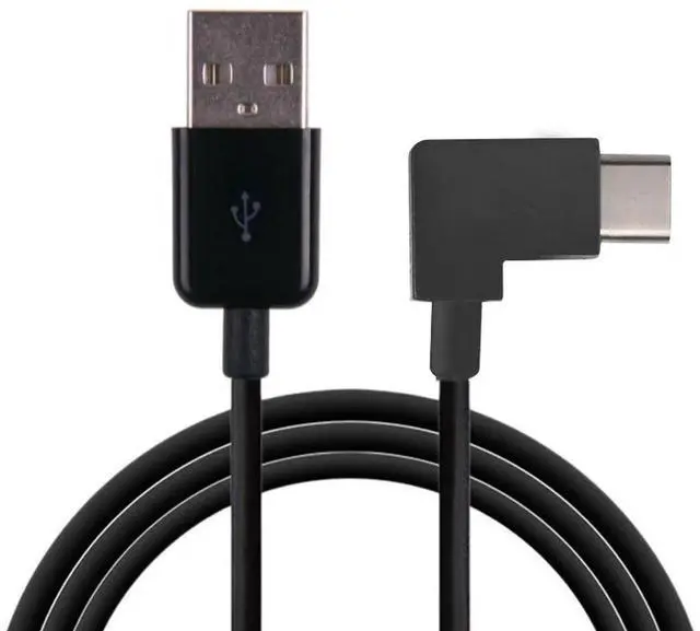 Main image of Aomoproing 100cm Right Angled USB 3.1 Type-C to USB 2.0 Cable, 90 Degree Connector Fast Data Sync Charging Cord Compatible for Tablet, Mobile Phone and More