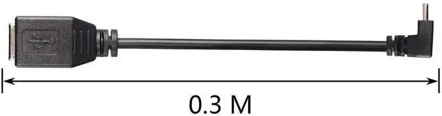 Alt view image 6 of 7 - Aomoproing USB C to USB B 2.0 Printer Cable, 90 Degree USB-C Male to USB B Female Cable, 0.3M Compatible with Printers, Scanners, MIDI Controllers, DJ Controllers