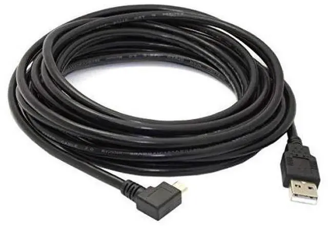 Main image of Aomoproing Right Angled 90 Degree Micro USB 2.0 5Pin to USB 2.0 Type-A Cable, 480Mbps Data Sync & Charging Cord for Phone, Tablet, Computer, Camera, 100cm