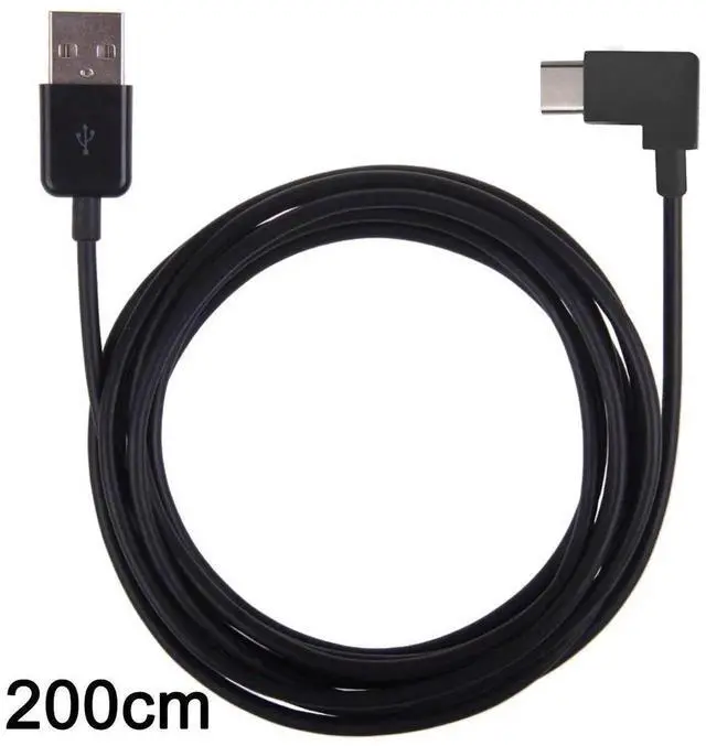 Main image of Aomoproing 200cm Right Angled 90 Degree USB 3.1 Type-C to USB 2.0 Cable, Compatible with Tablets & Mobile Phones