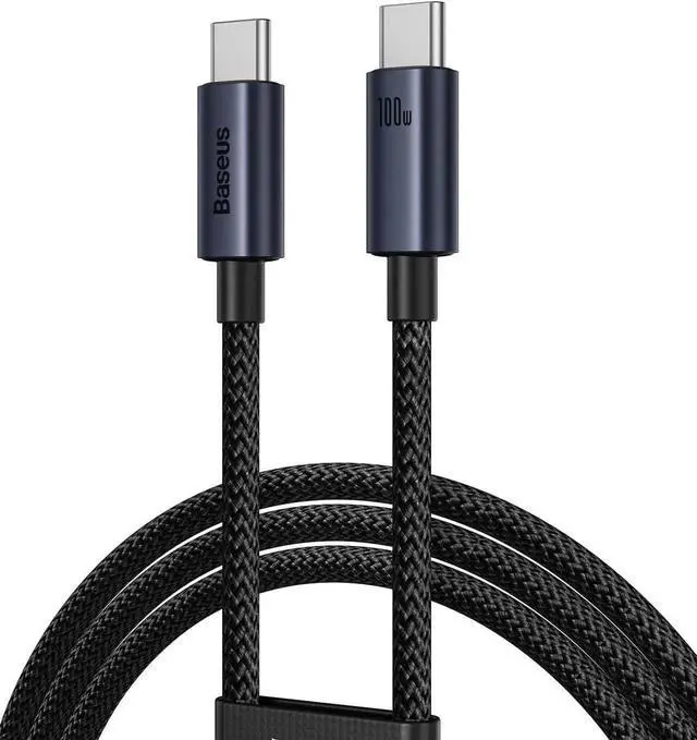 Main image of Aomoproing 6.6ft 100W USB C to C Fast Charging Cable, Type-C Cord Compatible with MacBook Air/Pro, iPad Pro/Air, Google, Samsung Galaxy S22/S21/S20/Note20 & All USB-C Port Devices 6.6Feet
