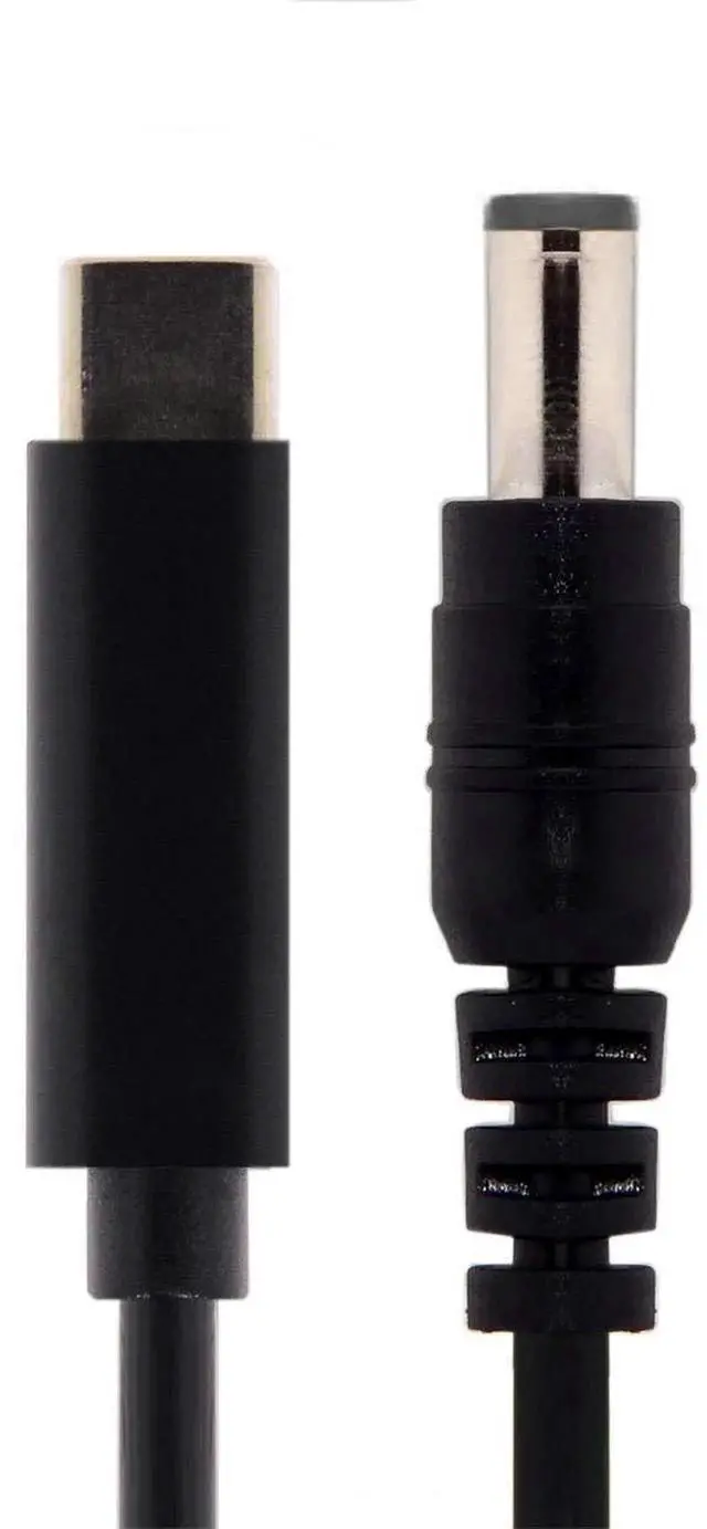 Alt view image 7 of 7 - Aomoproing Type C USB-C Input to 20V DC 5.5×2.1mm Power PD Charge Cable for Laptops & Notebooks