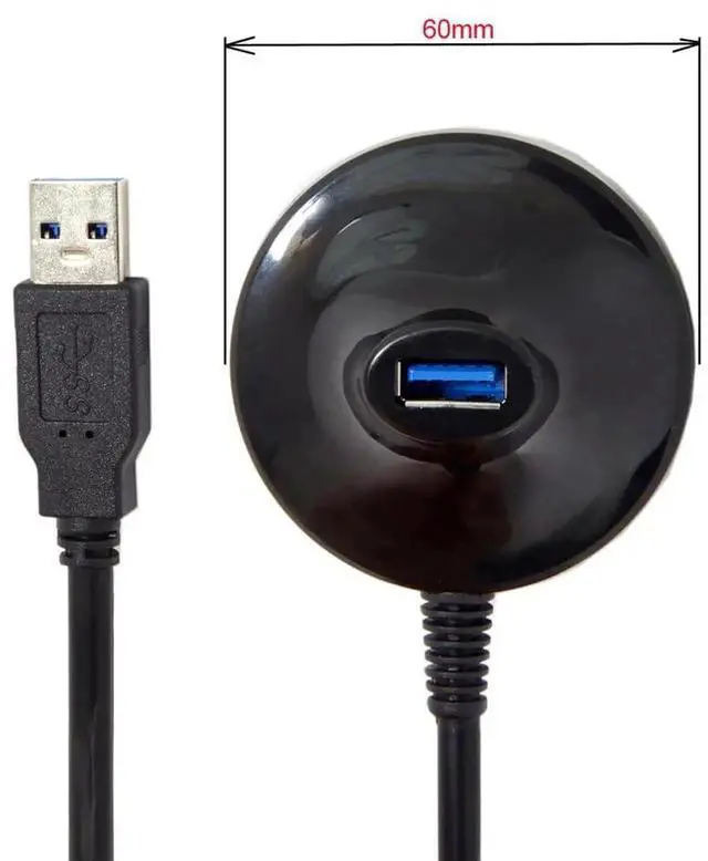 Alt view image 4 of 7 - Aomoproing 5Gbps USB 3.0 Type-A Male to Female Dock Station Extension Cable, 2.6ft/0.8M for Phone, Laptop