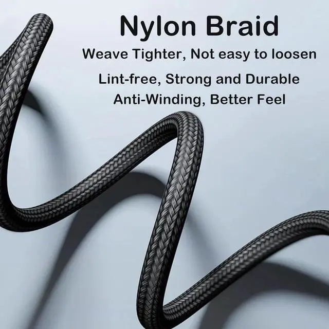 Alt view image 2 of 7 - Aomoproing 2 Pack 0.2M USB C Splitter Cable, 3 in 1 Nylon Braided Type-C Male to 3 Type-C Male Charging Cord, 5A Fast Charging, Compatible with Mobile Phones, Android Devices and More