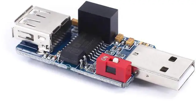 Alt view image 2 of 5 - Aomoproing ADUM3160 USB to USB Isolator Module, 1500V Electrical Isolation Protection Board, USB 2.0 Full/Low Speed Data Isolator for Industrial, Medical & Lab Equipment