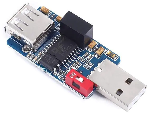 Alt view image 5 of 5 - Aomoproing ADUM3160 USB to USB Isolator Module, 1500V Electrical Isolation Protection Board, USB 2.0 Full/Low Speed Data Isolator for Industrial, Medical & Lab Equipment