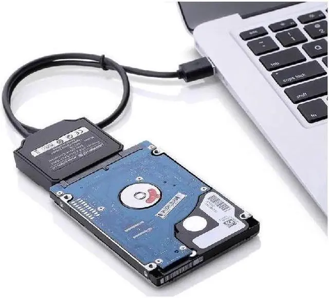 Alt view image 5 of 5 - Aomoproing USB 3.0 to SATA Converter Adapter Cable for 2.5"/3.5" SATA HDD/SSD, Blu-ray DVD, CD-RW (1ft/30cm)