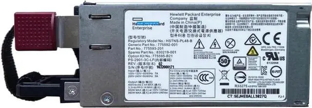 Main image of 900W Hot-Swap Power Supply for HP ProLiant DL20 160 G9, Replacement for HSTNS-PL48-B 775595-B21 775592-001 775593-002 830219-001 1Pack