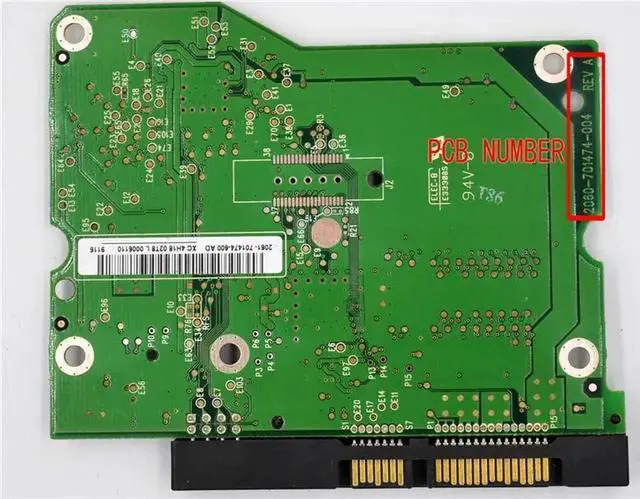Main image of Hard Drive Circuit Board for Western Digital HDD, Replacement PCB for WD Desktop Internal Hard Drives