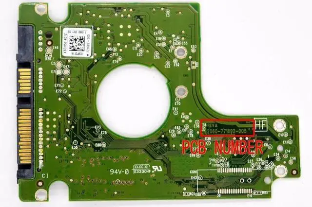 Alt view image 2 of 2 - HDD PCB Circuit Board for Western Digital Hard Drive Repair