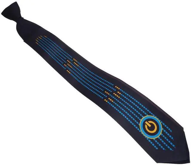 Main image of Light Up Neck Tie, Voice Activated LED Necktie with 5 Lighting Modes, Glowing Party Tie for Concerts, Festivals, Halloween, Christmas & Events