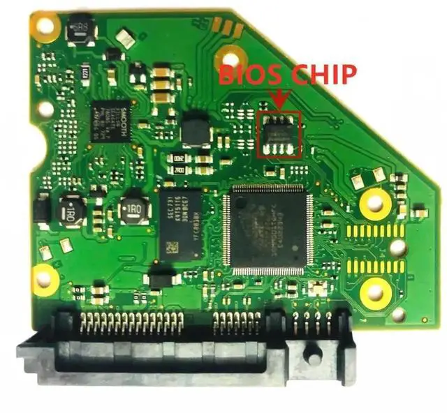 Alt view image 2 of 3 - HDD PCB Logic Board 100808001 REV A 8002 B for Seagate ST2000VX008 & ST2000VX003 2TB Surveillance Hard Drives
