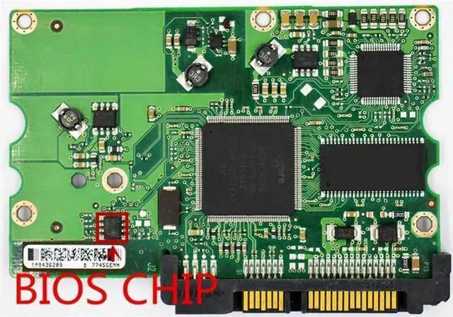 Alt view image 2 of 3 - 100406937 REV B Hard Drive PCB Board for Seagate ST3250820AS Desktop HDD, Compatible with 100436209 100436210 100406540
