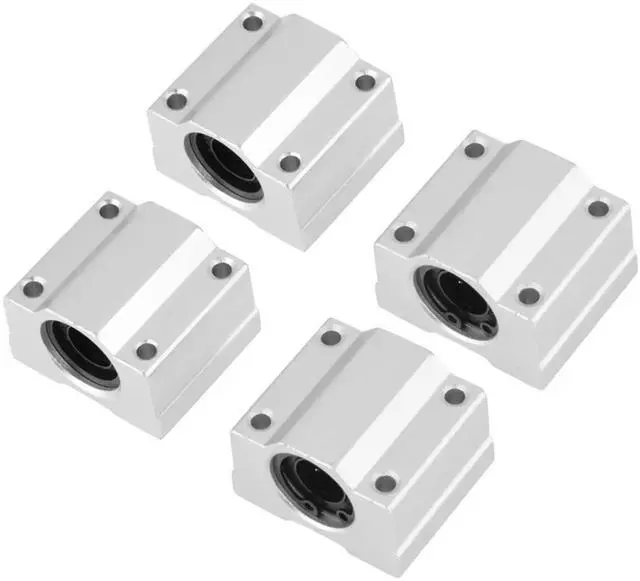 Main image of 4Pcs SCS12UU Linear Ball Bearings 36x42x28mm Aluminum Linear Motion Bearing Slide Block