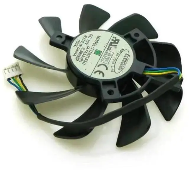 Main image of T129215SU T129215SH 12V 0.50A 86mm 4Pin GPU Cooling Fan for ASUS P106-90 3G GTX1060 Graphics Card