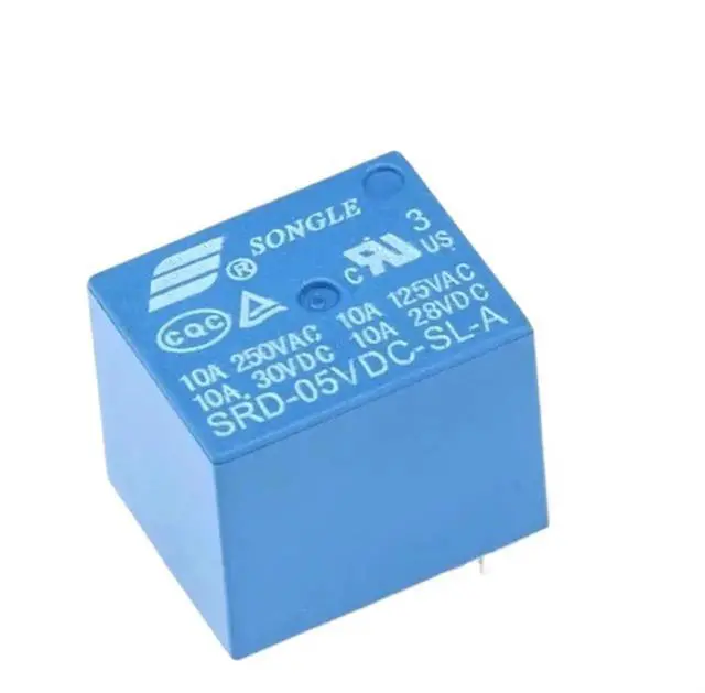 Main image of 10Pcs SRD Series High Quality Power Relay 5Pin Stable Electronic Relay Component