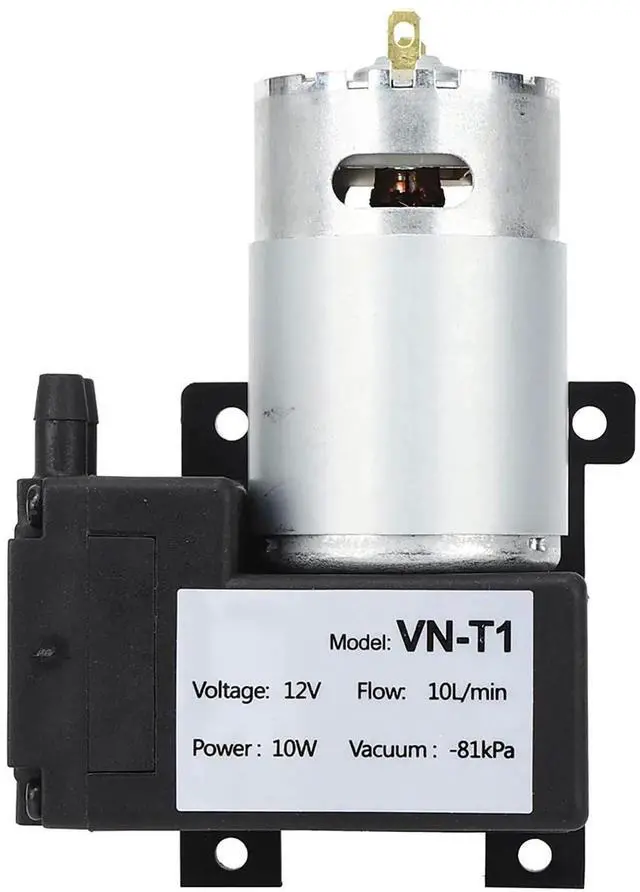 Main image of 10L/min Mini DC Vacuum Pump -81kPa Negative Pressure Pump DC12V Small Diaphragm Air Suction Pump