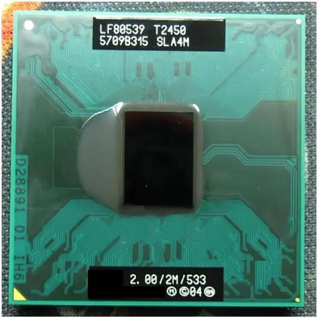 Main image of Core Duo T2450 Laptop Processor 2.0GHz 2MB Cache 533MHz FSB Dual-Core CPU Socket M 478MT