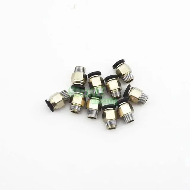 Main image of 10Pcs 8mm to 1/8" Male Straight Pneumatic Push In Quick Connect Air Fittings