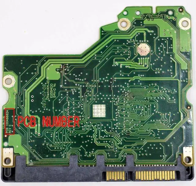 Alt view image 2 of 2 - HDD PCB Board for Seagate 100466824 REV A REV B REV C Hard Drive Circuit Board