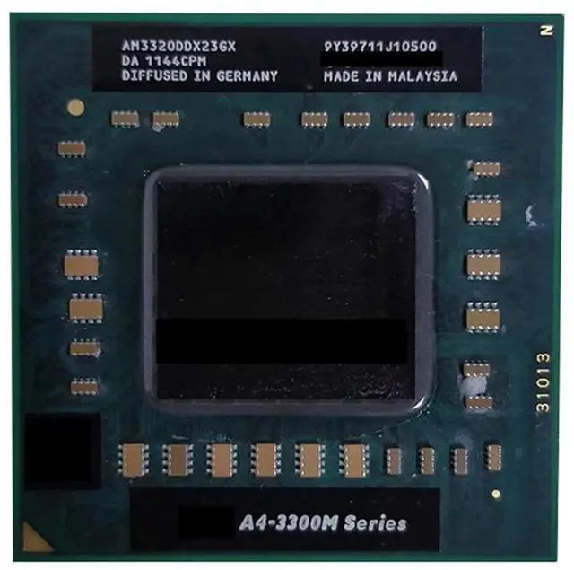Main image of AMD A4-Series A4-3300M A4-3320 2.0GHz Dual-Core Dual-Thread Laptop CPU AM3320DDX23GX Socket FS1