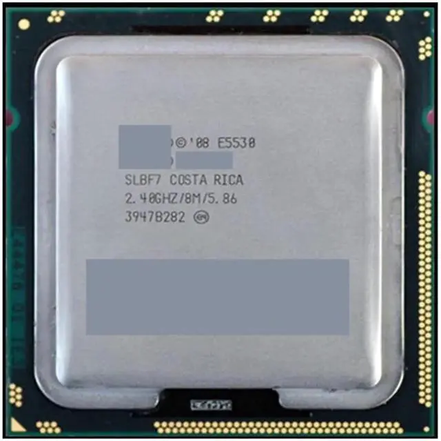 Main image of Xeon E5530 2.4GHz Quad-Core 8MB L3 Cache LGA1366 Server CPU Processor