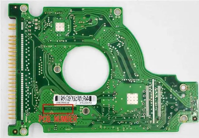 Alt view image 2 of 2 - HDD PCB Logic Board 100390531 REV B REV C 100390530 for Seagate 80GB 120GB 160GB 5400RPM Hard Drive