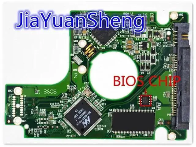 Main image of HDD Logic Board 2060-701424-007 REV A 2061-701424-N00 for Western Digital 1200BEVS-60LAT0