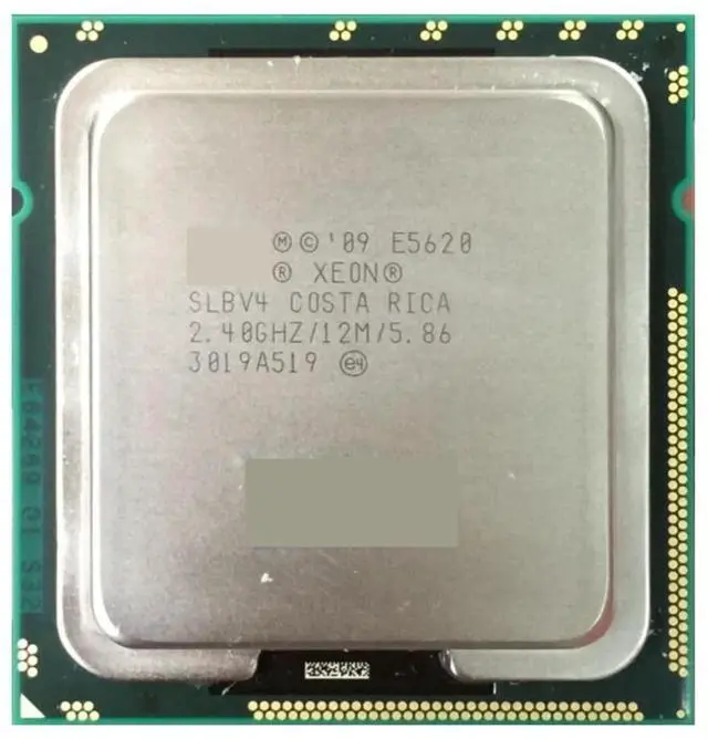Main image of Xeon E5620 Processor 12M Cache 2.40GHz 5.86 GT/s QPI LGA1366 Desktop CPU