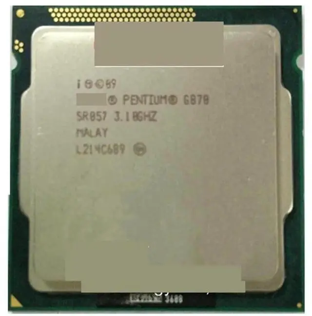 Main image of Pentium G870 Processor 3.1GHz Dual-Core LGA 1155 Desktop CPU