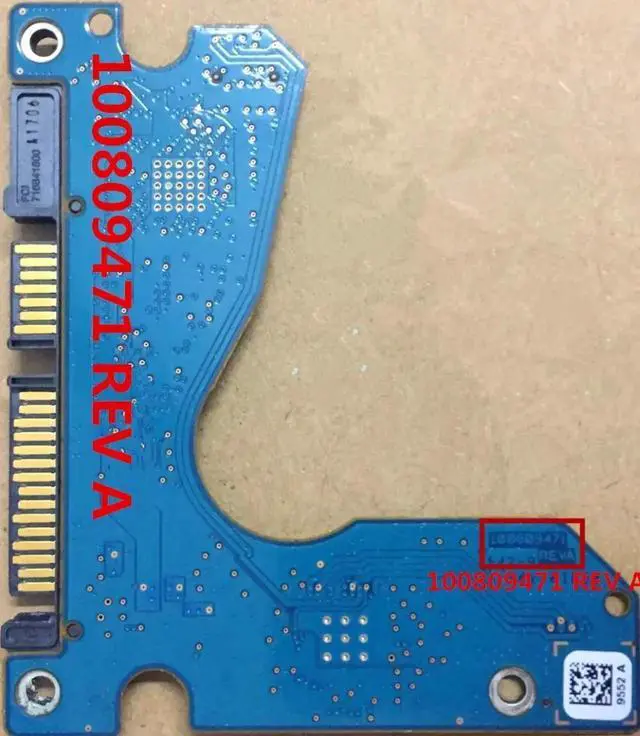 Alt view image 3 of 3 - HDD PCB Logic Board 100809471 REVA for Seagate ST1000LM035 ST2000LM007 ST500LM030 Hard Drive