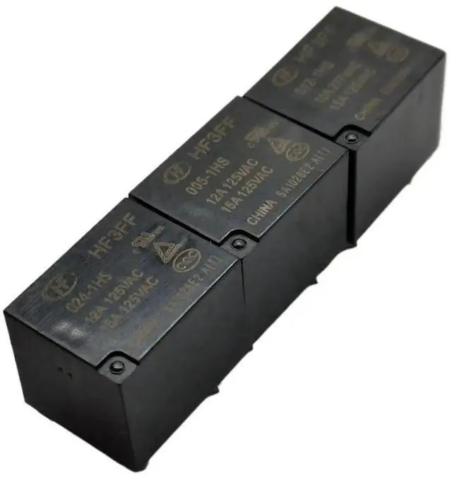 Main image of 5PCS JQC-3FF-5VDC 9VDC 12VDC 24VDC Relay 1HS 1ZS 4Pin 5Pin DIY Power Relay (JQC-3FF-005-1HS-4PIN)