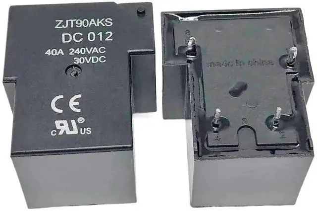 Main image of 1Pcs ZJT90AKS 4-Pin High Power Relay 12V/24V DC 40A T90-1A Series Automotive Relay