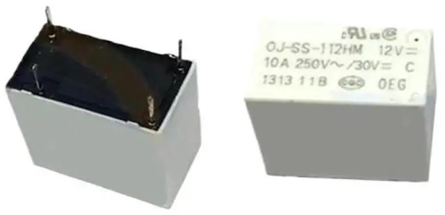 Main image of 3PCS/LOT Relay OJ-SS-124HM OJ-SS-124LM 24VDC 4PIN 10A Power Relay