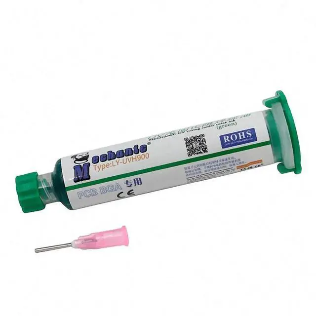 Main image of Mechanic 10ML Green UV Solder Mask BGA PCB Paint UV Photosensitive Ink Anti-Corrosion Anti-Arcing
