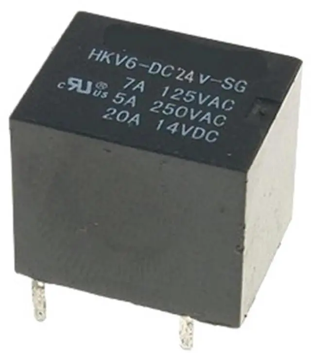 Main image of 5PCS Signal Relay HKV6-DC5V-SG HKV6-DC12V-SG HKV6-DC24V-SG 5PIN T78 20A SPST