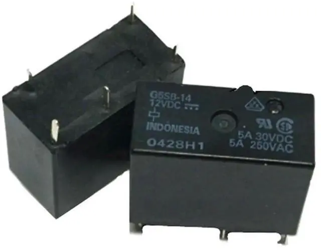 Main image of 3PCS G5SB-14 Series Relay 5VDC 12VDC 24VDC 5PIN 5A Miniature Power Relay