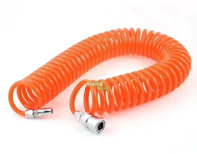 Main image of 9M 29.5Ft 8mm x 5mm Flexible PU Recoil Hose Tube for Compressor Air Tool
