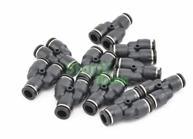 Main image of 10Pcs PY-08 Pneumatic Quick Fitting 8mm Y-Shaped Push to Connect Tube Fitting Plastic