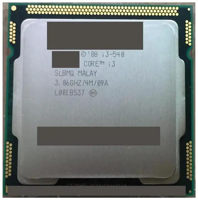 Main image of i3-540 Processor 3.06GHz 4MB Cache Dual-Core LGA1156 CPU