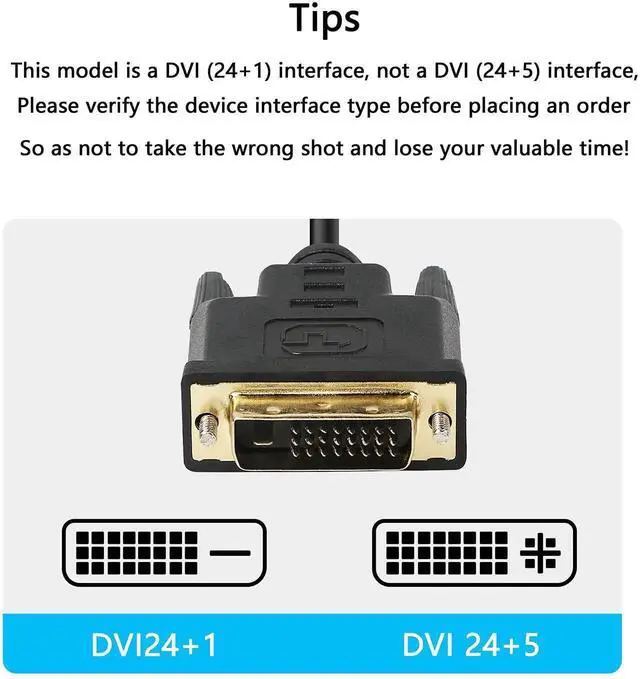 Alt view image 2 of 7 - 1.8M Micro HDMI to DVI-D Adapter Cable, Micro HDMI Male to DVI-D Male Video Converter Cord for Monitor, Projector, Camera, Laptop, Tablet