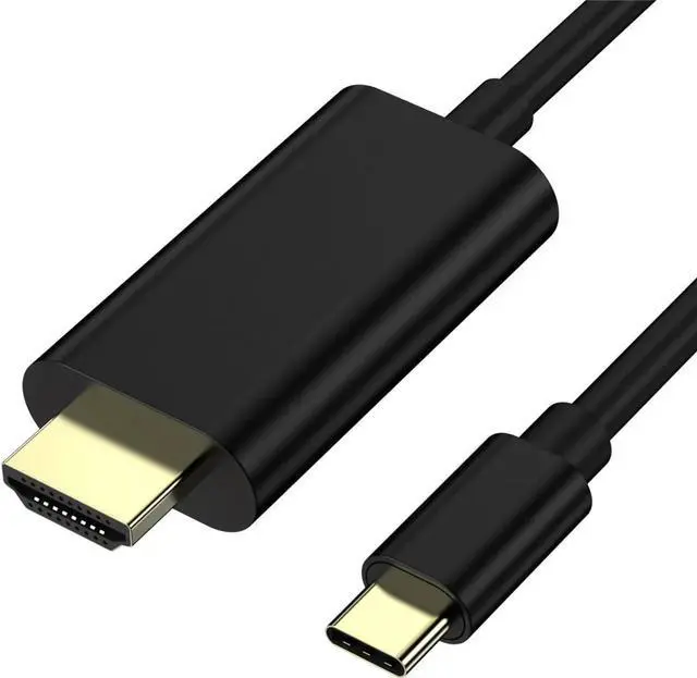 Main image of USB C to HDMI Cable 6FT 4K@60Hz High-Speed Type-C to HDMI Cord Thunderbolt 3/4 Compatible for MacBook Pro Air iPad Pro Chromebook iMac XPS 17 Galaxy S23