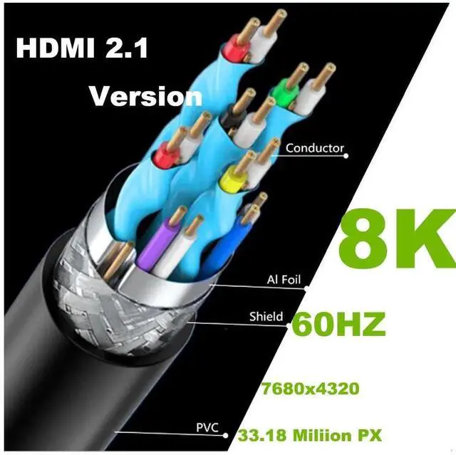 Alt view image 2 of 5 - 4FT Right Angle Mini HDMI to HDMI Coiled Extension Cable 8K@60Hz HDMI 2.1 Male to Female 48Gbps Spiral Spring Cord for Camera Laptop Monitor Projector